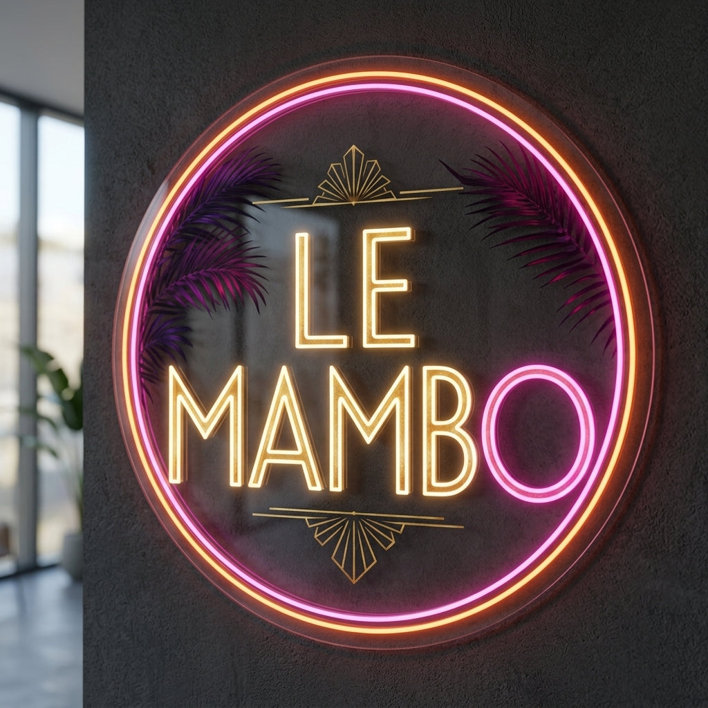 LE MAMBO - Enseigne néon LED personnalisé