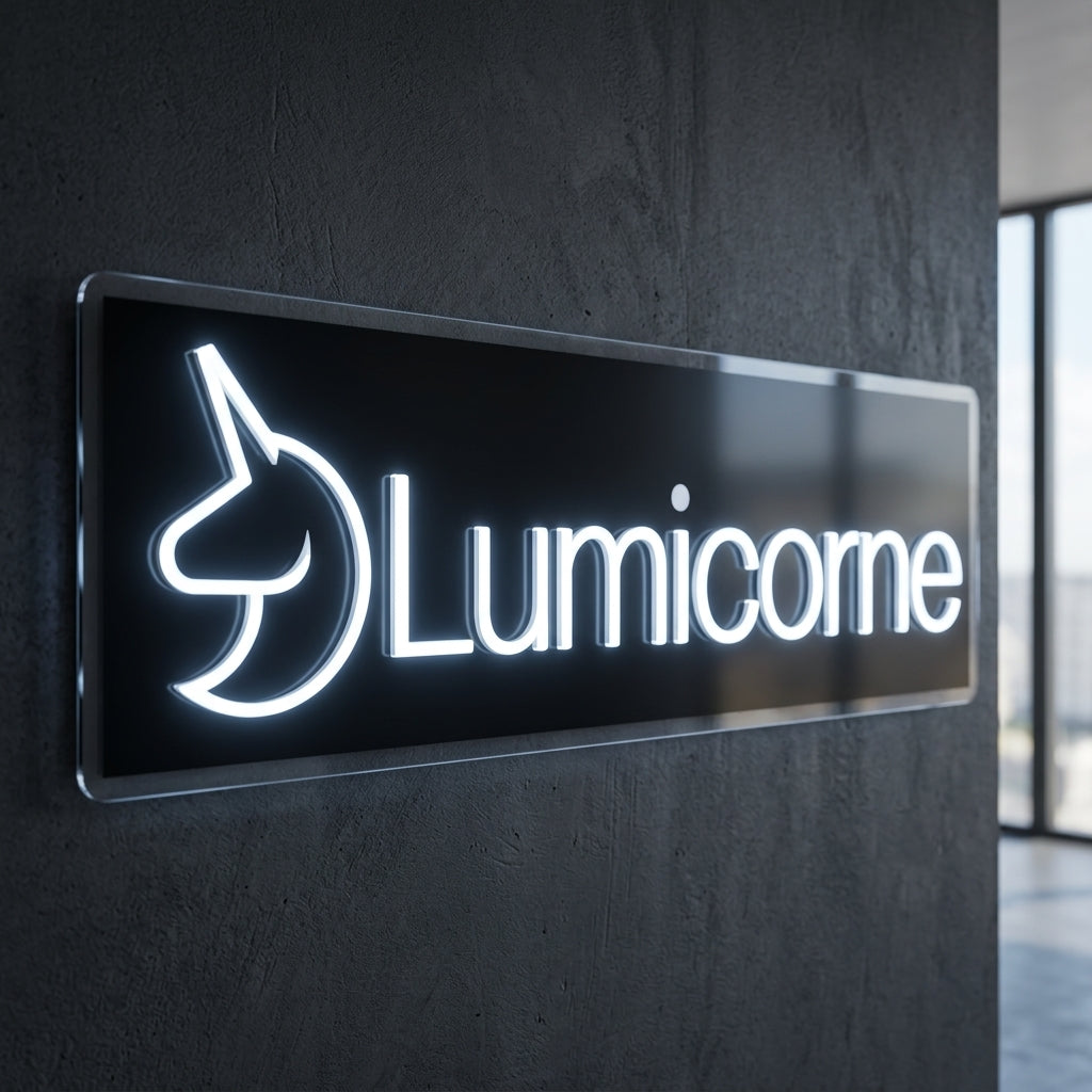 test - Enseigne néon LED personnalisé