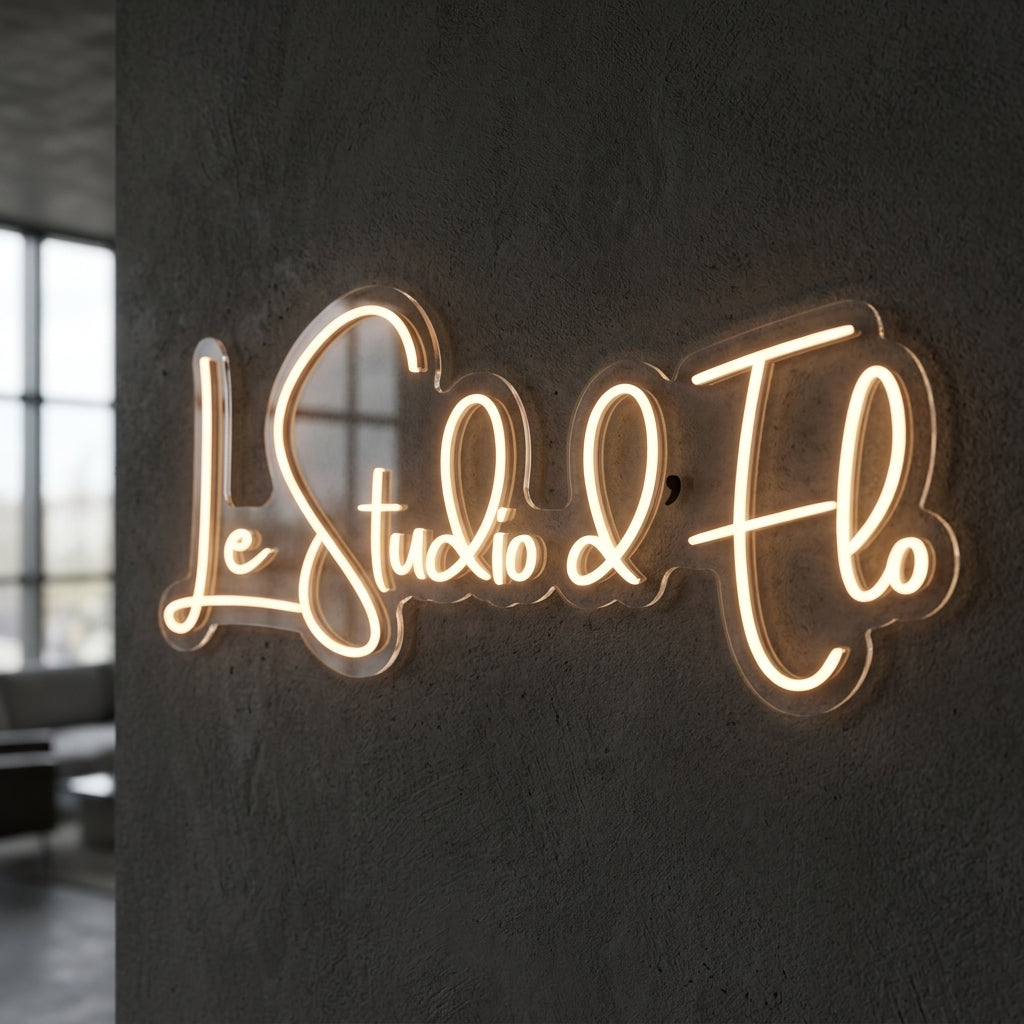 Elodie Puyrajoux Photographies - Enseigne néon LED personnalisé