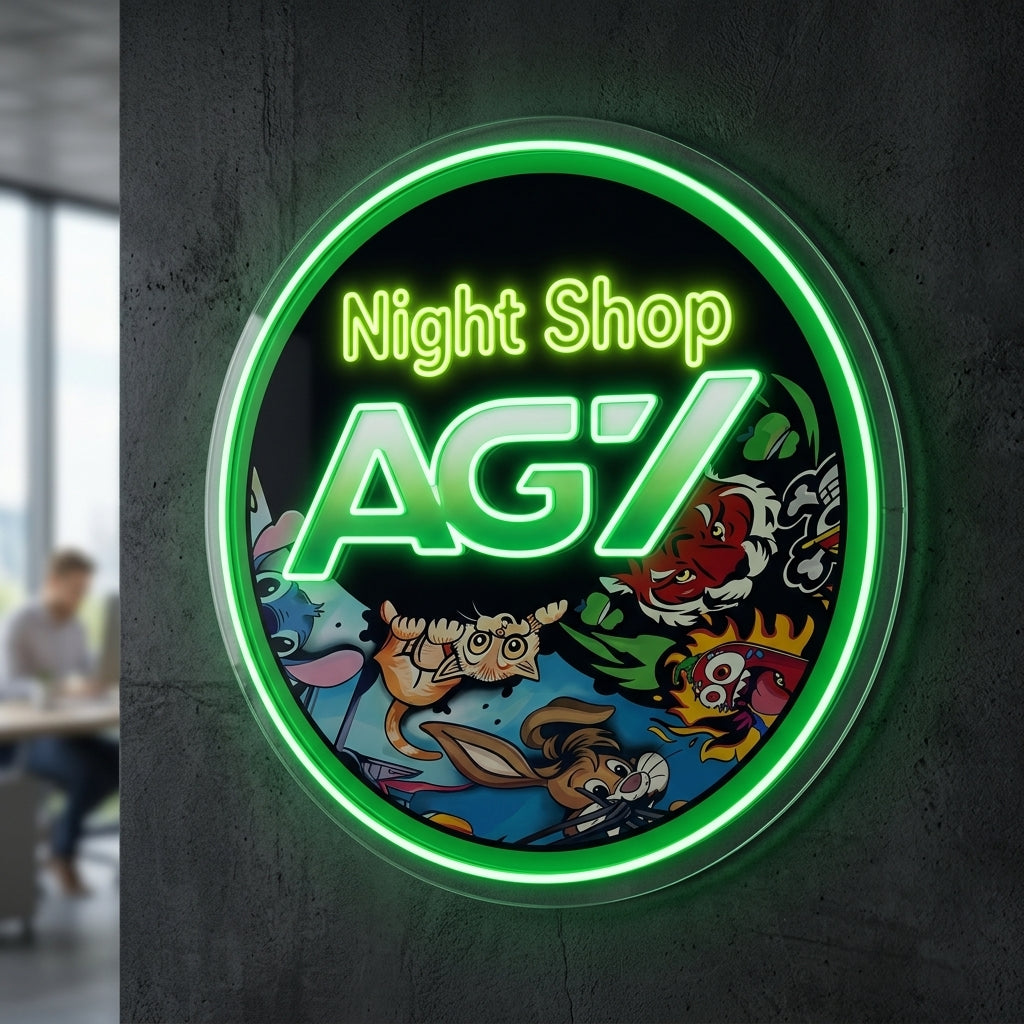 AG7 - Enseigne néon LED personnalisé · Waterproof