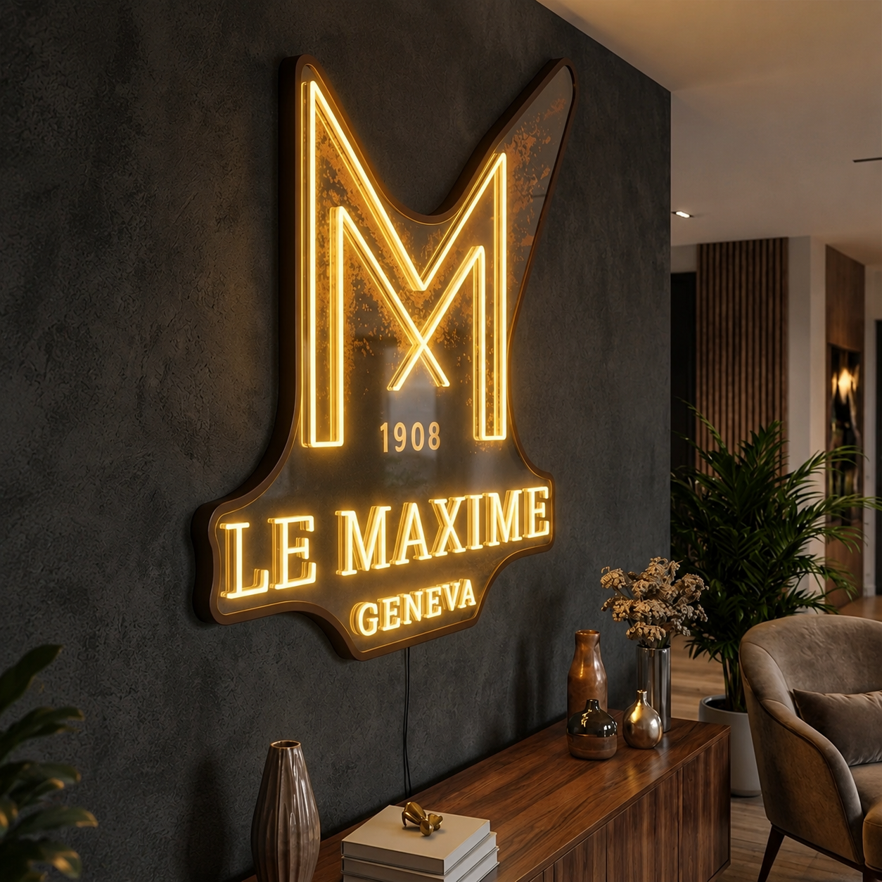 Enseigne néon LED sur-mesure — 30 cm