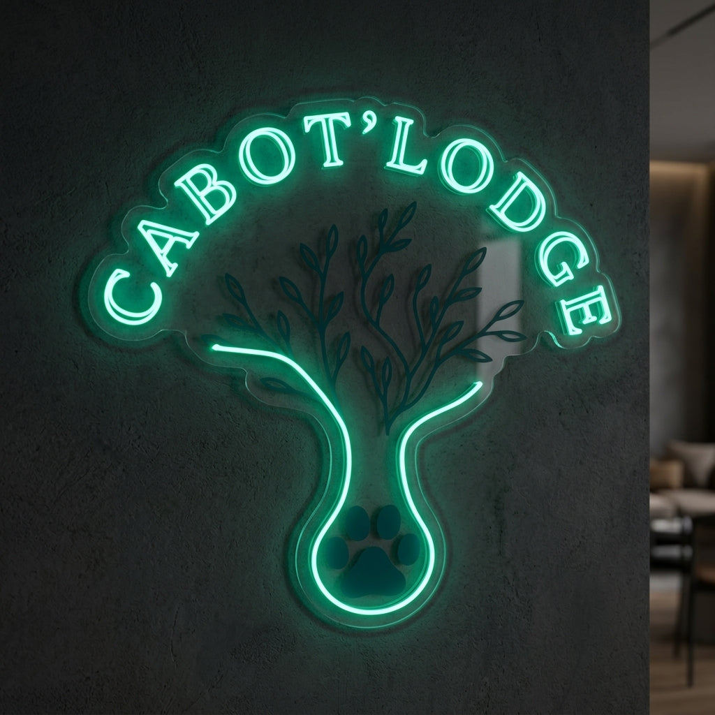 Cabot’Lodge - Enseigne néon LED personnalisé