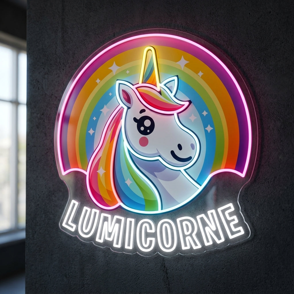 LUMICORNE - Enseigne néon LED personnalisé