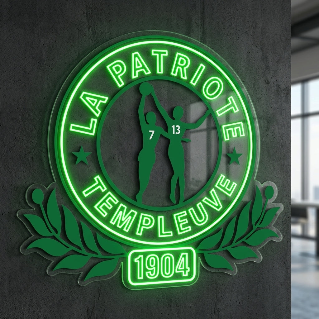 La patriote Templeuve - Enseigne néon LED personnalisé