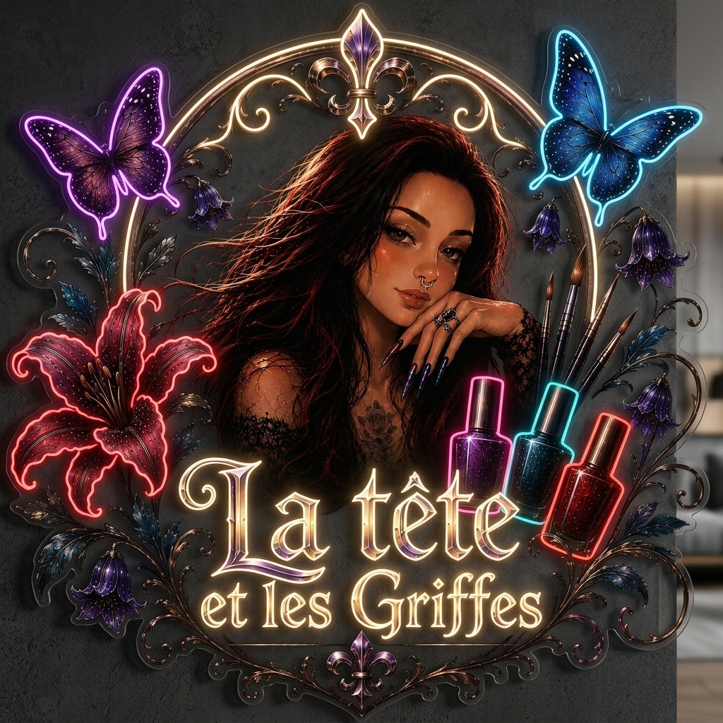 Enseigne néon LED personnalisée · Réf. 766