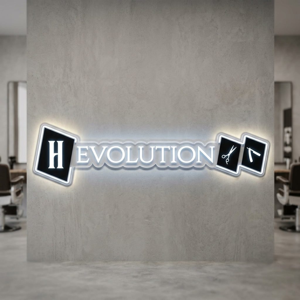 HEVOLUTION - Enseigne néon LED personnalisé