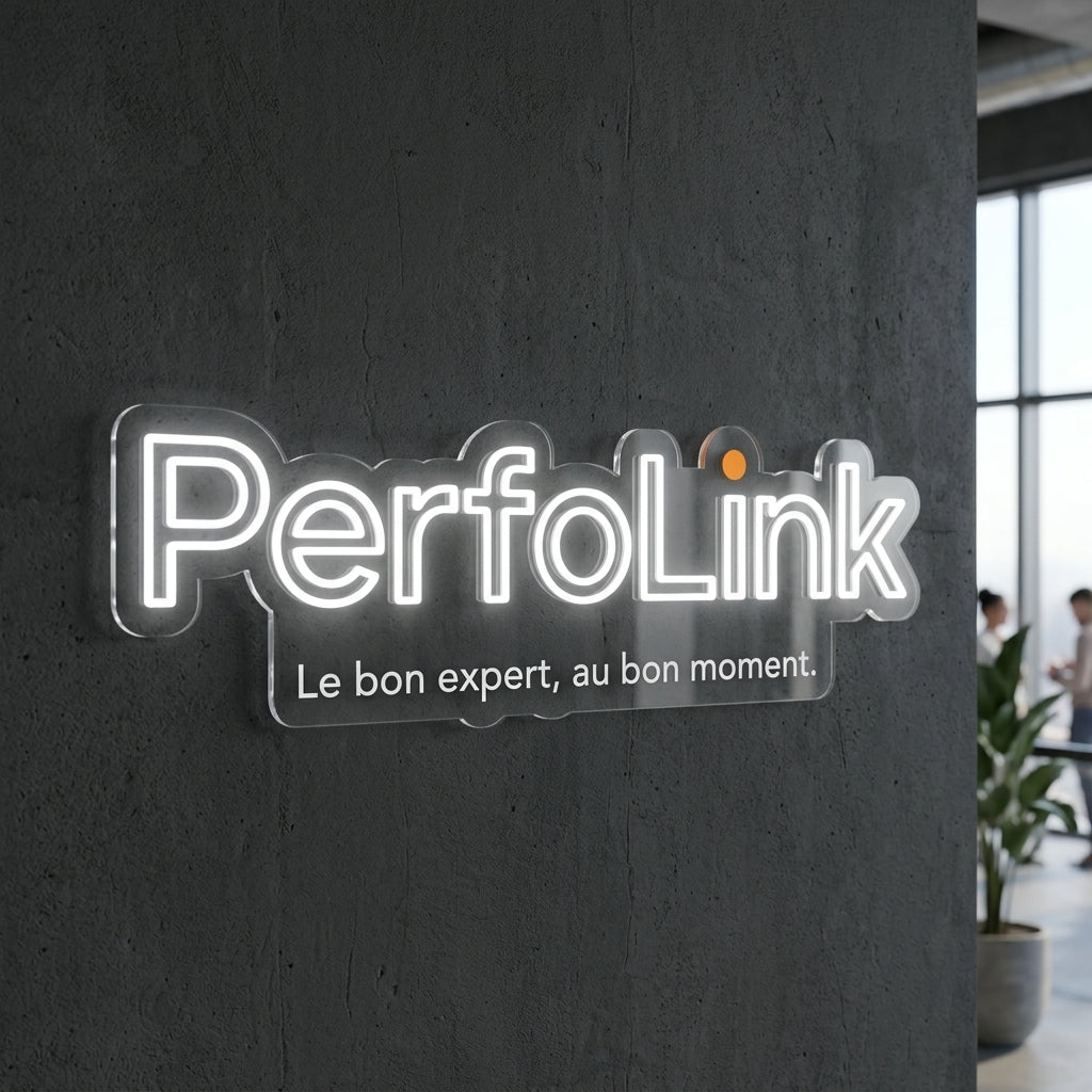 PerfoLink - Enseigne néon LED personnalisé