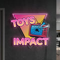 Association toys impact - Enseigne néon LED personnalisé