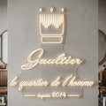 Gaultier, le Quartier de l’Homme - Enseigne néon LED personnalisé