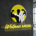 Wellness arena - Enseigne néon LED personnalisé