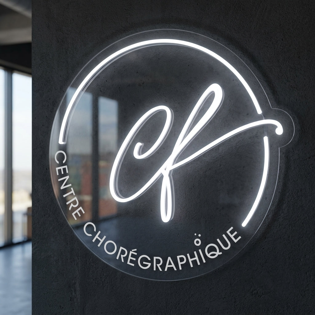Centre chorégraphique - Enseigne néon LED personnalisé