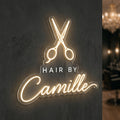 Hair by Camille - Enseigne néon LED personnalisé
