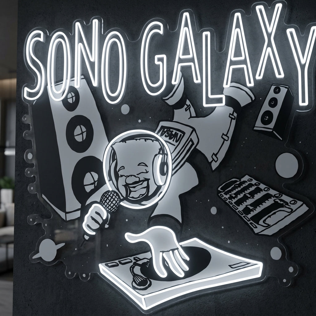 GALAXY - Enseigne néon LED personnalisé