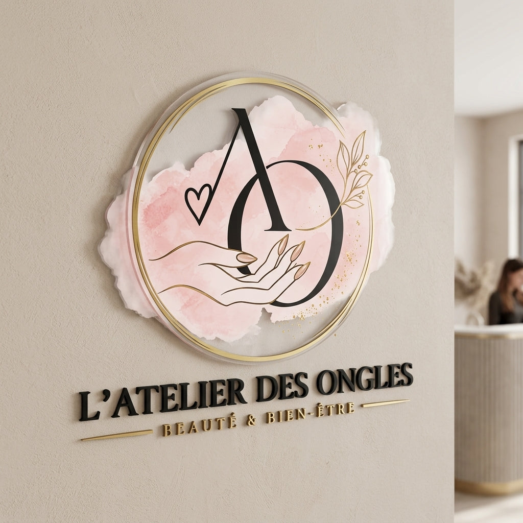 L'atelier des ongles · Lettres relief
