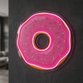 Le beau beignet rose - Enseigne néon LED personnalisé