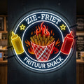 FRITERIE DU 44 - Enseigne néon LED personnalisé