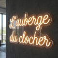 L’auberge du clocher - Enseigne néon LED personnalisé