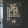 KB BARBER - Enseigne néon LED personnalisé