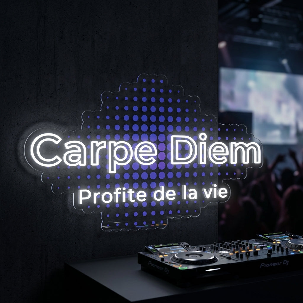 Enseigne néon LED personnalisée · Réf. 1042