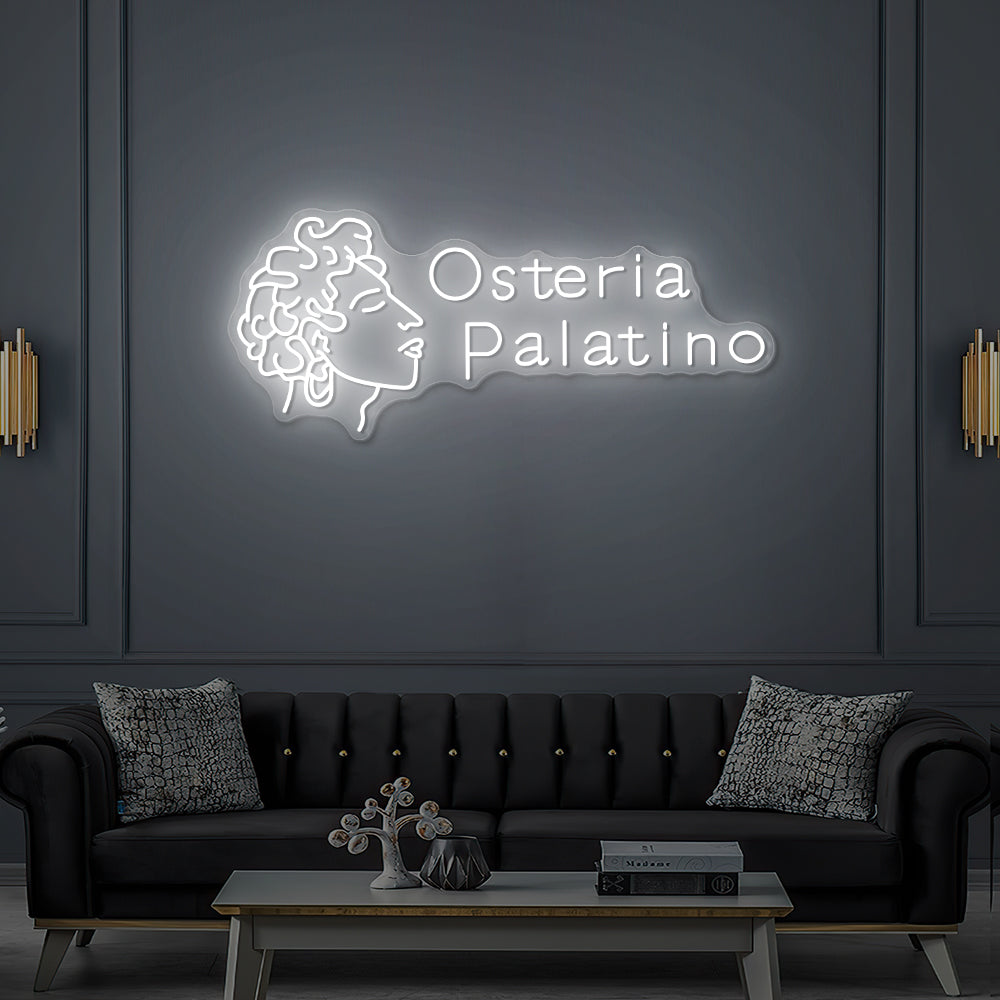 Palatino Custom Neon LED Sign