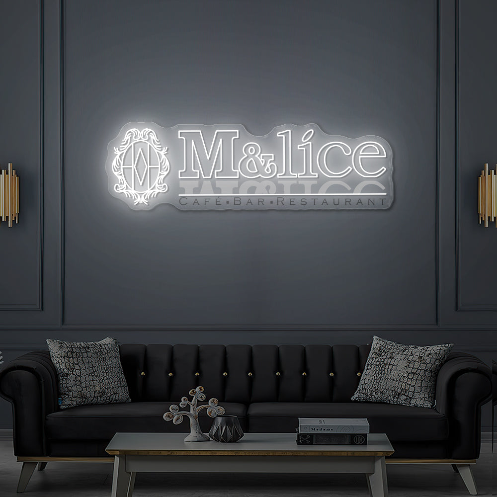 Custom LED Neon Sign M&lice