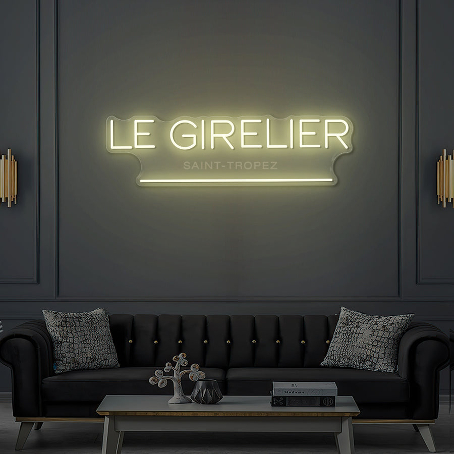 Enseigne LED Néon Personnalisée Le Girelier