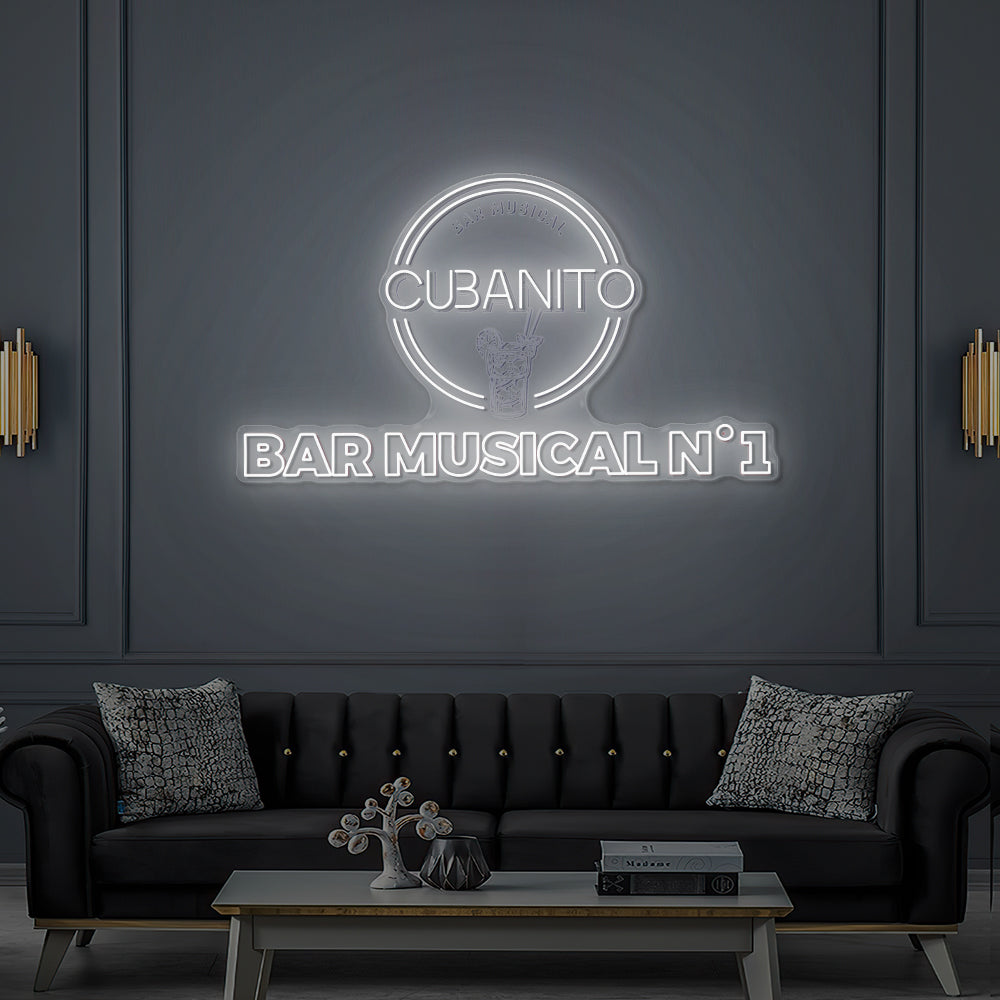 Custom LED Neon Sign Cubanito Café