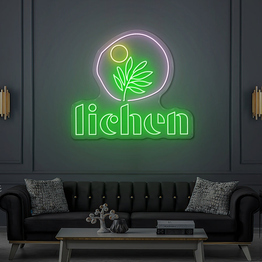 Enseigne LED Néon Personnalisée Lichen