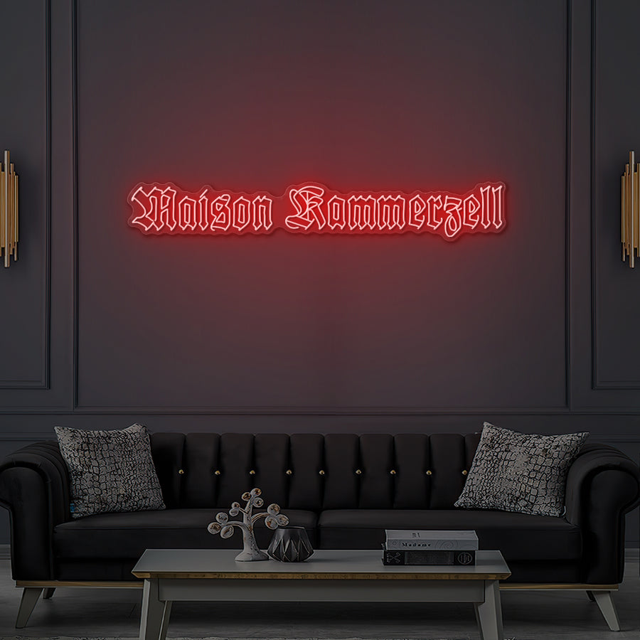 Enseigne LED Néon Personnalisée Maison Kammerzell