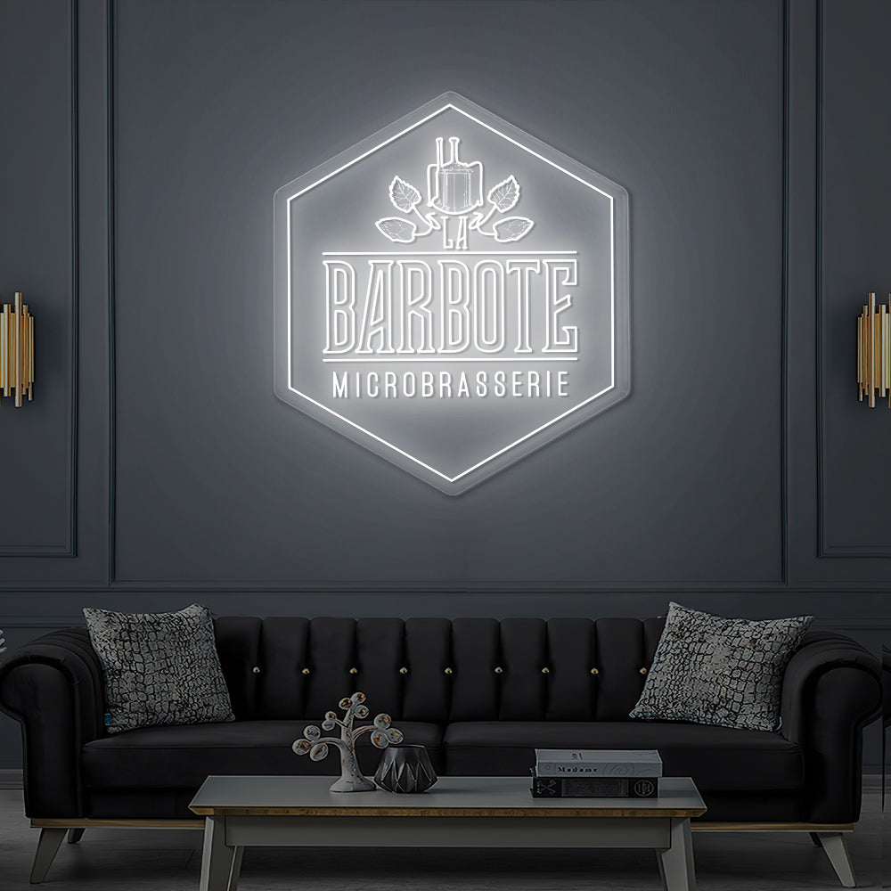 Custom LED Neon Sign for La Barbote Microbrewery