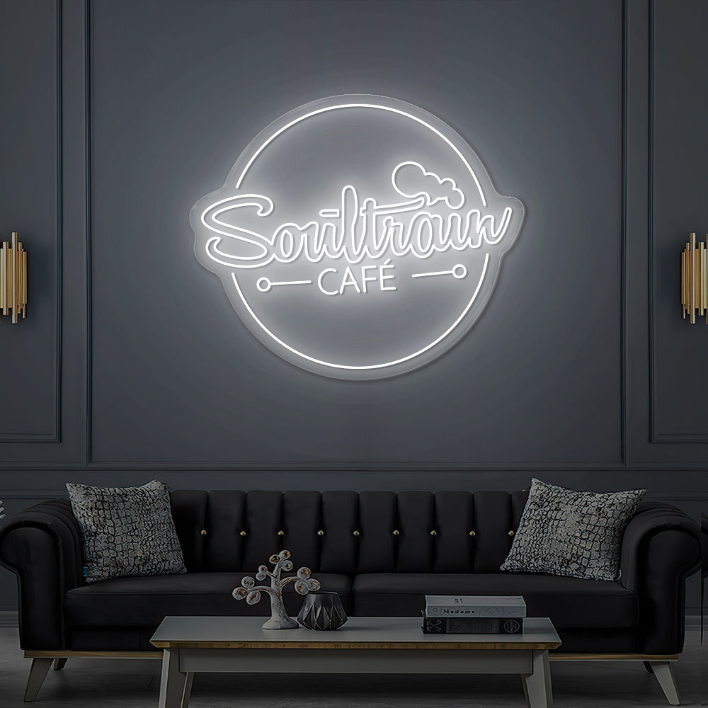 Enseigne LED Néon Personnalisée Soultrain bar - Cocktails Lille