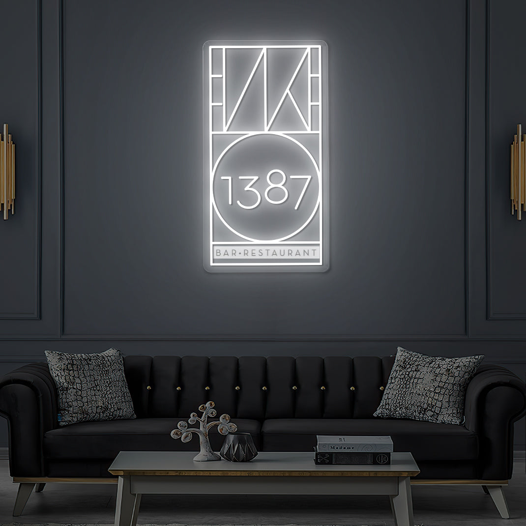 Enseigne LED Néon Personnalisée Le 1387