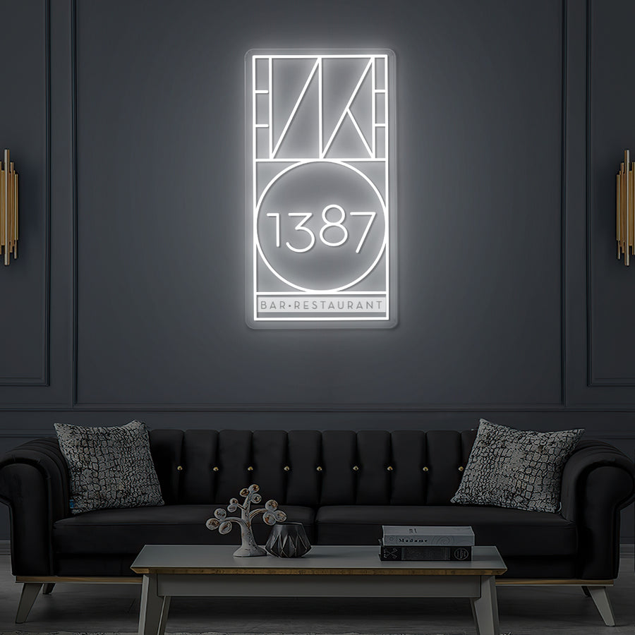 Enseigne LED Néon Personnalisée Le 1387