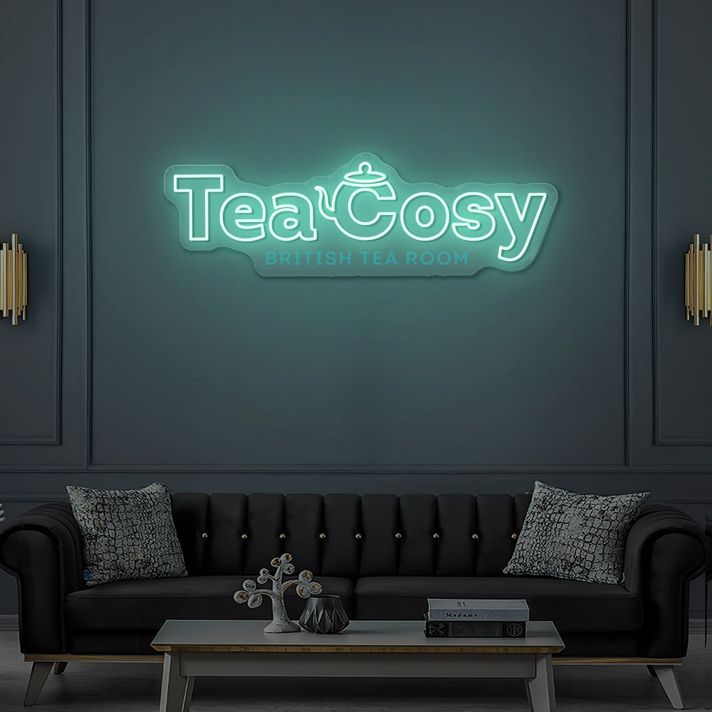 Enseigne LED Néon Personnalisée Tea Cosy
