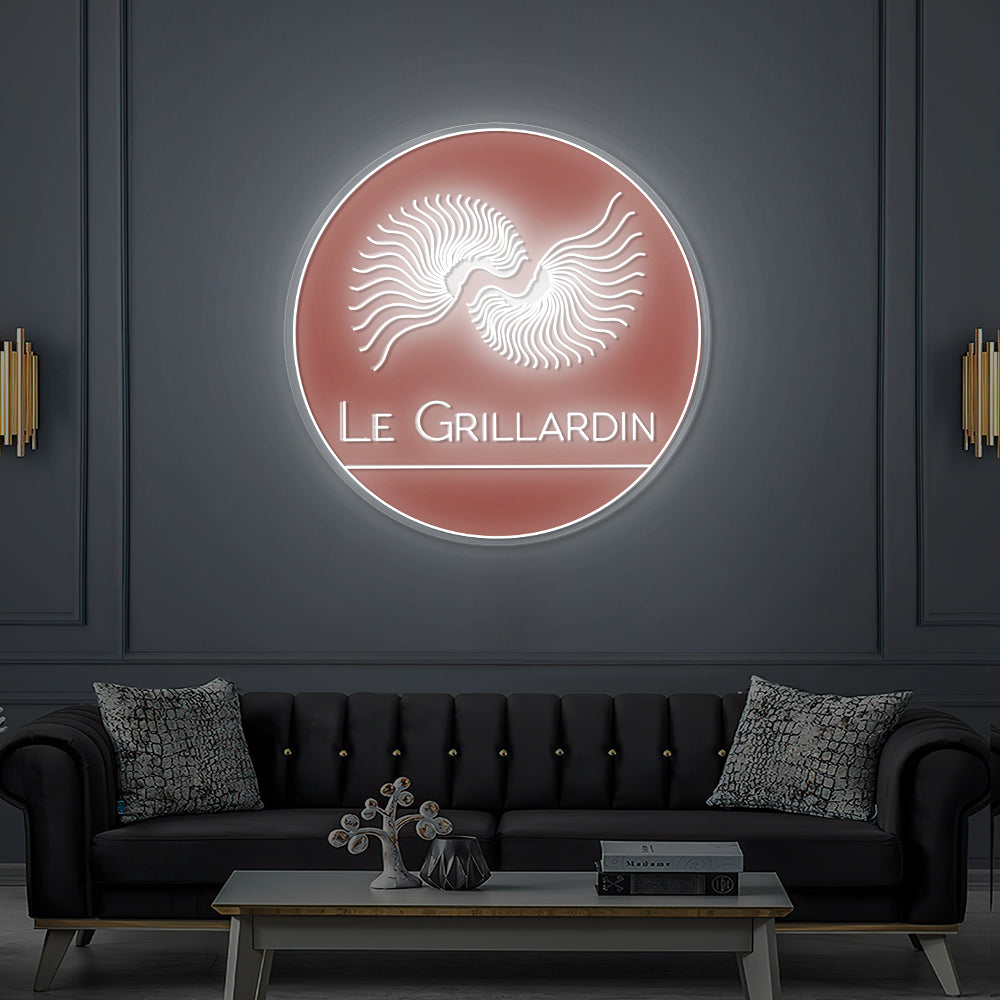 Enseigne LED Néon Personnalisée Le Grillardin