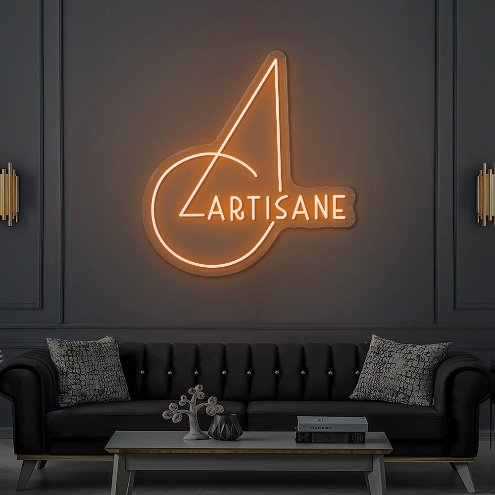 Enseigne LED Néon Personnalisée ARTISANE