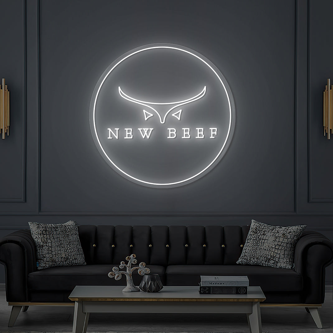 Custom LED Neon Sign NEW BEEF