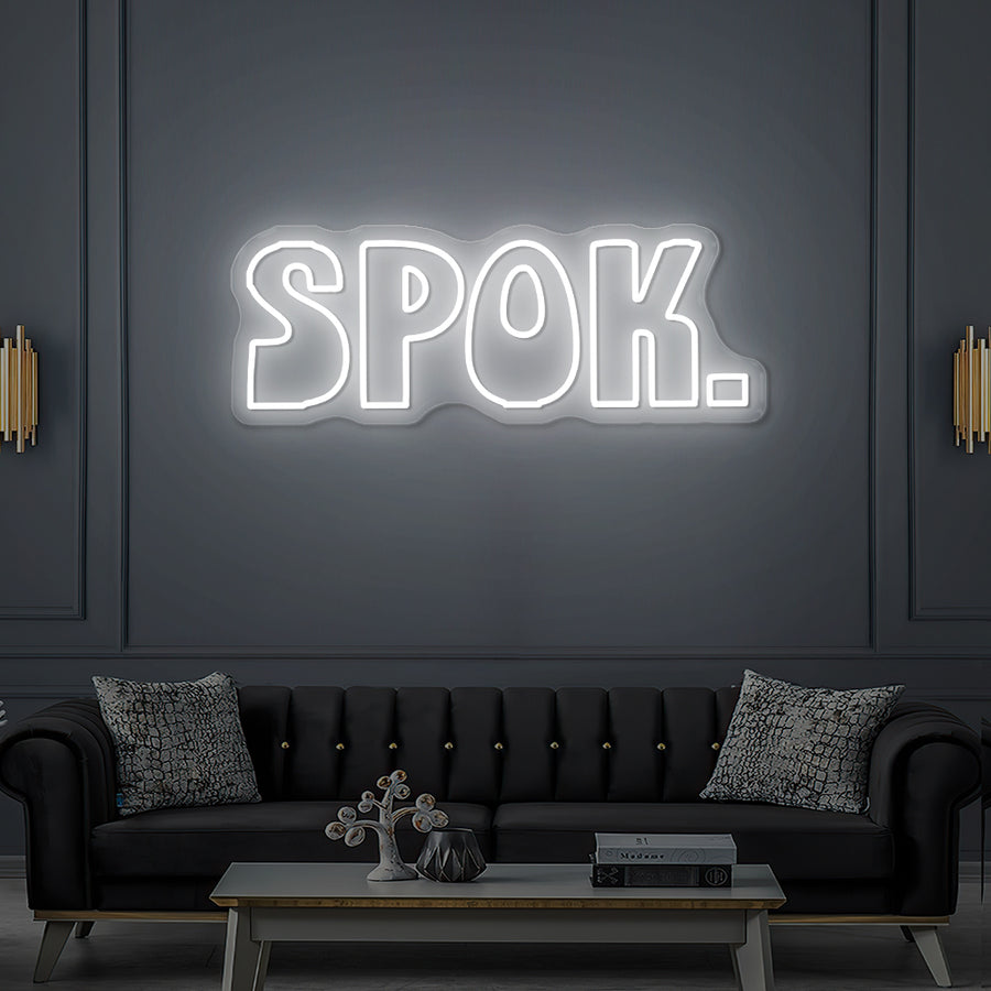 Spok Custom LED Neon Sign - Bordeaux Ravezies I Lunch Canteen