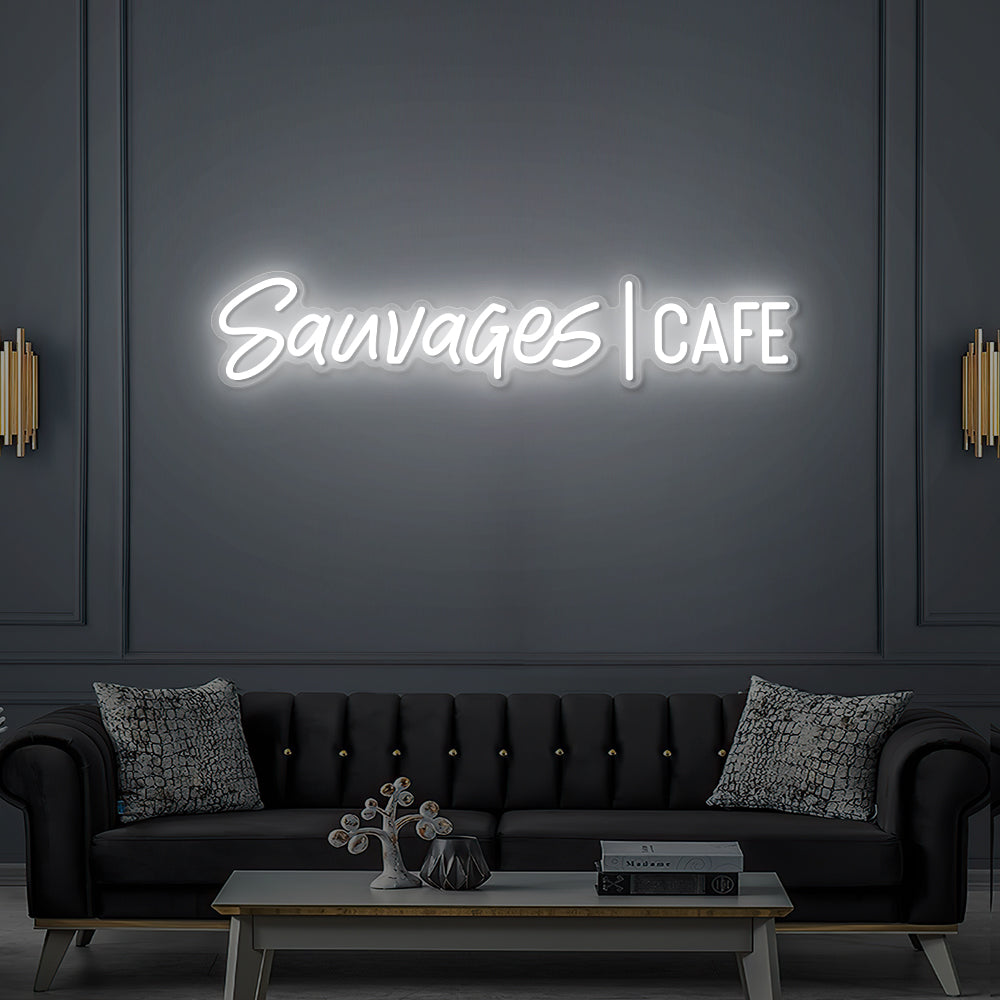 Custom LED Neon Sign Wild Cafe