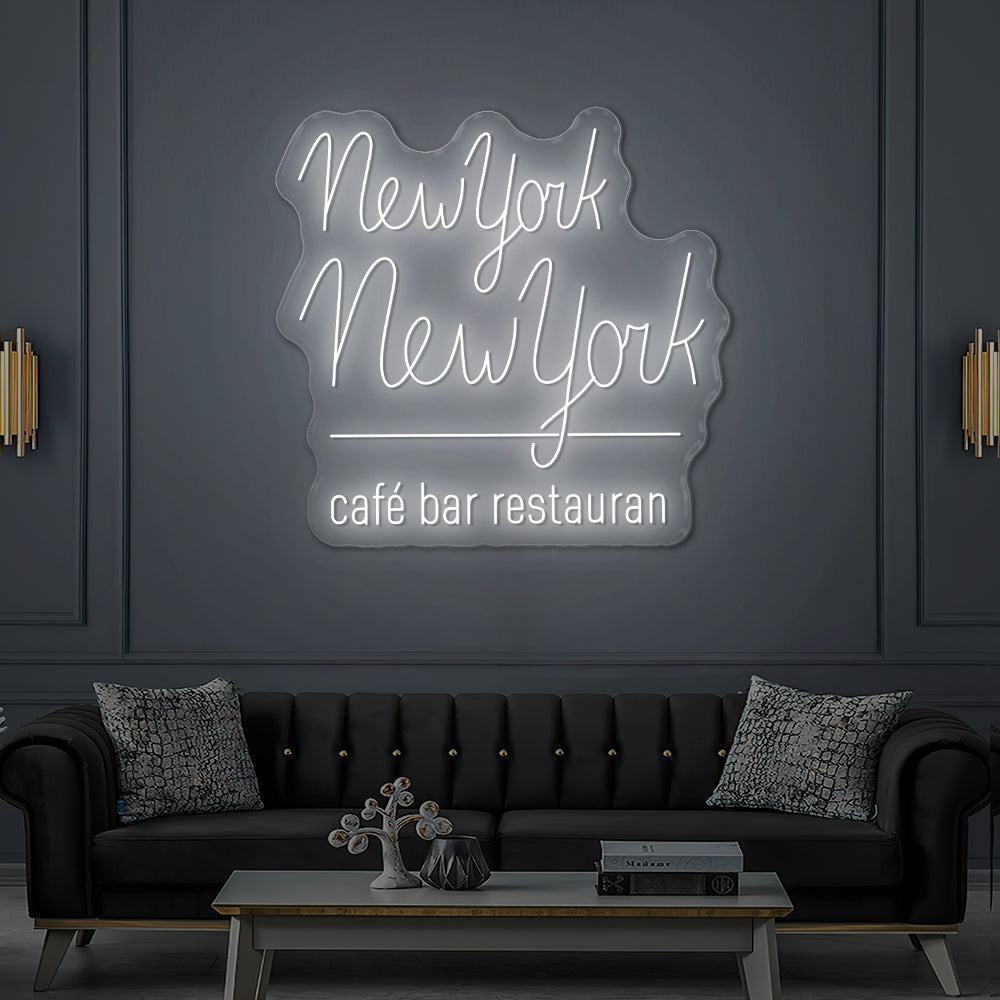 Enseigne LED Néon Personnalisée New York New York