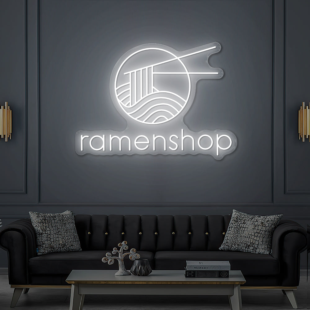 Enseigne LED Néon Personnalisée Ramen Shop