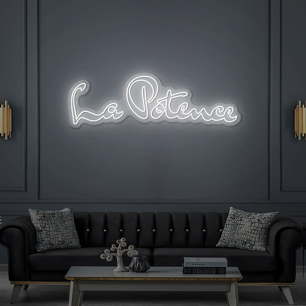 Enseigne LED Néon Personnalisée La Potence