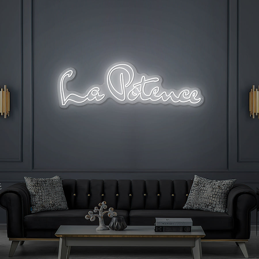 Enseigne LED Néon Personnalisée La Potence
