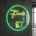 Le Seven Nutrition - Enseigne néon LED personnalisé