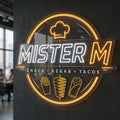 Mister m - Enseigne néon LED personnalisé