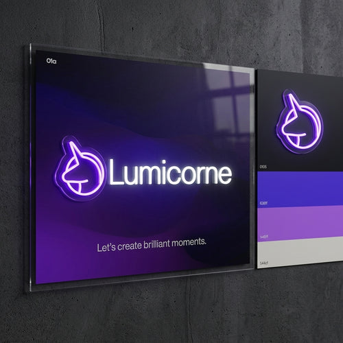 test - Enseigne néon LED personnalisé