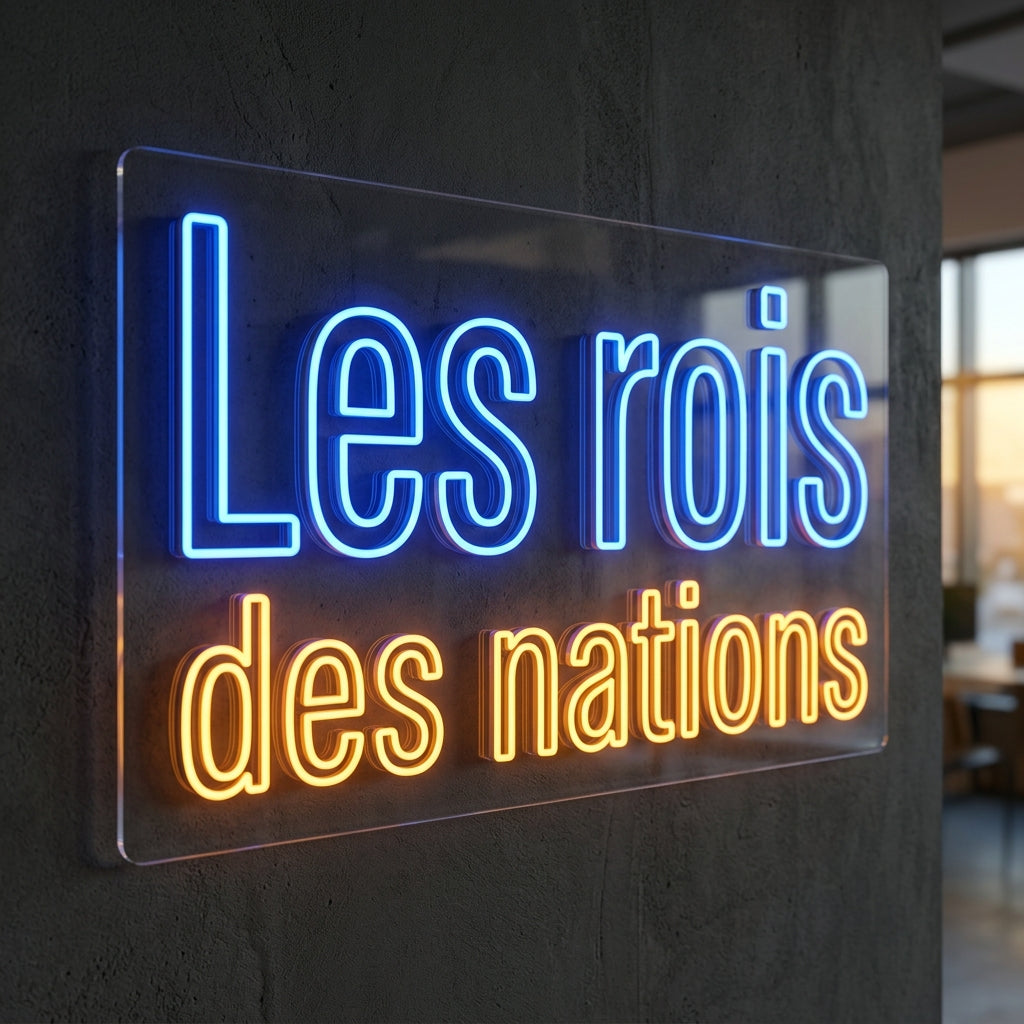 Home énergie - Enseigne néon LED personnalisé