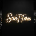 San T Form - Enseigne néon LED personnalisé