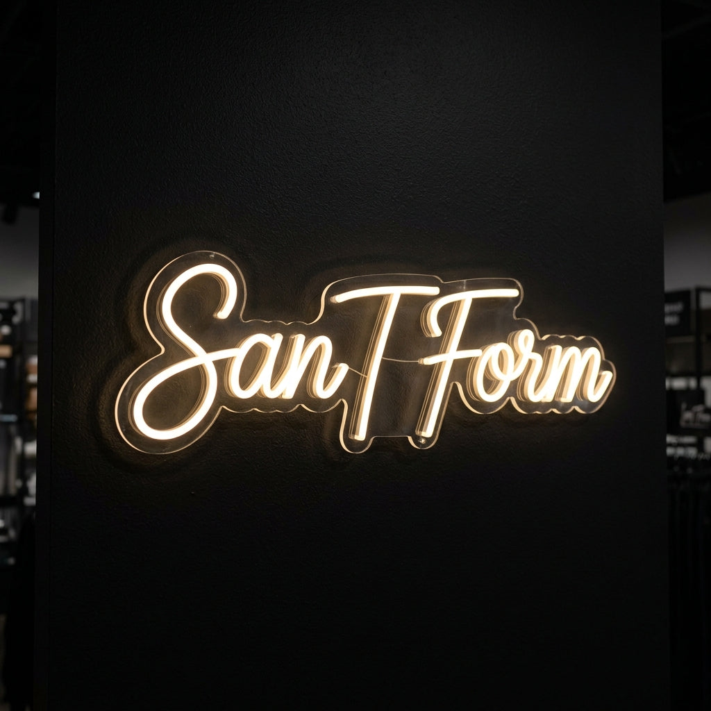 San T Form - Enseigne néon LED personnalisé