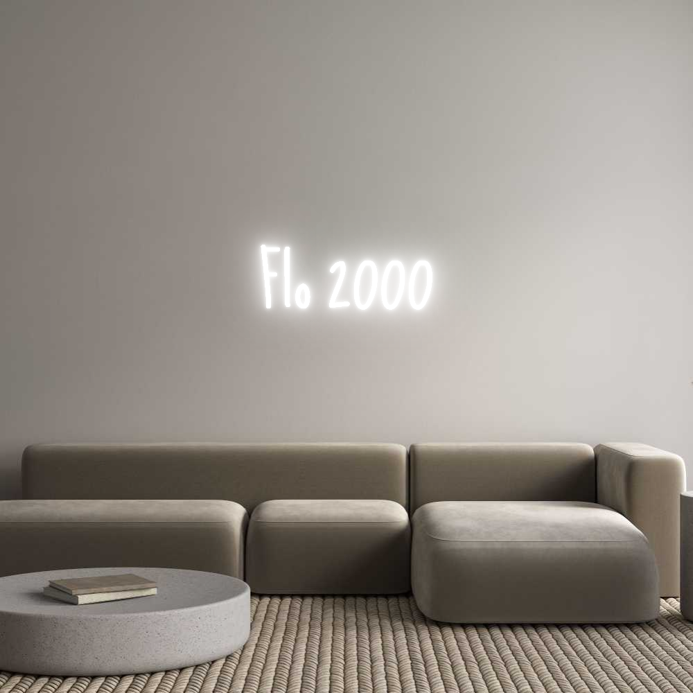 Flo 2000 Custom Neon Sign